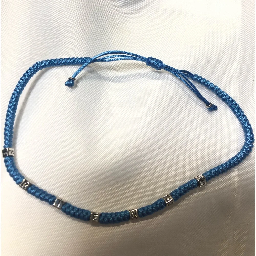 🆕 FRIENDS Silver and turquoise blue bracelet (813)